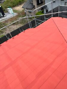 屋根の錆止め塗装